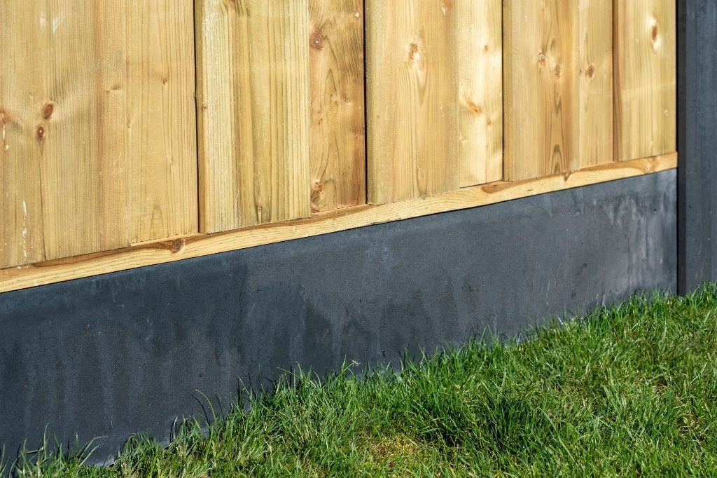 Betonplaat antraciet tbv schutting, Ophalen, Overige materialen, Minder dan 3 meter, Nieuw