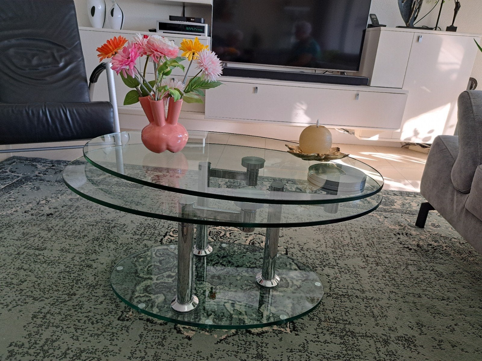 Dreanert design salontafel, Ophalen, 50 tot 100 cm, Modern, Ovaal