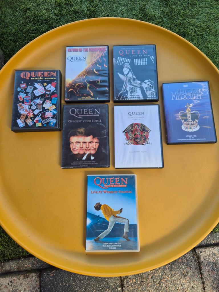 Queen DVD Collectie - Live Concerten en Videoclips, Gebruikt, Alle leeftijden, Boxset, Muziek en Concerten