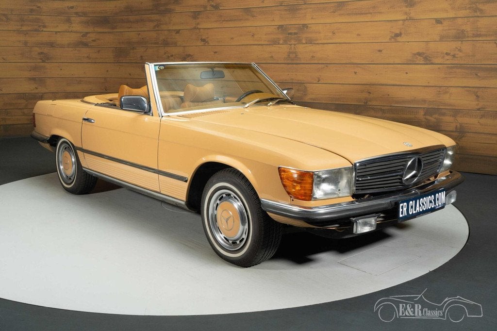 Mercedes 450 SL Cabriolet | 1979, Automaat, Achterwielaandrijving, 2 stoelen, Open dak