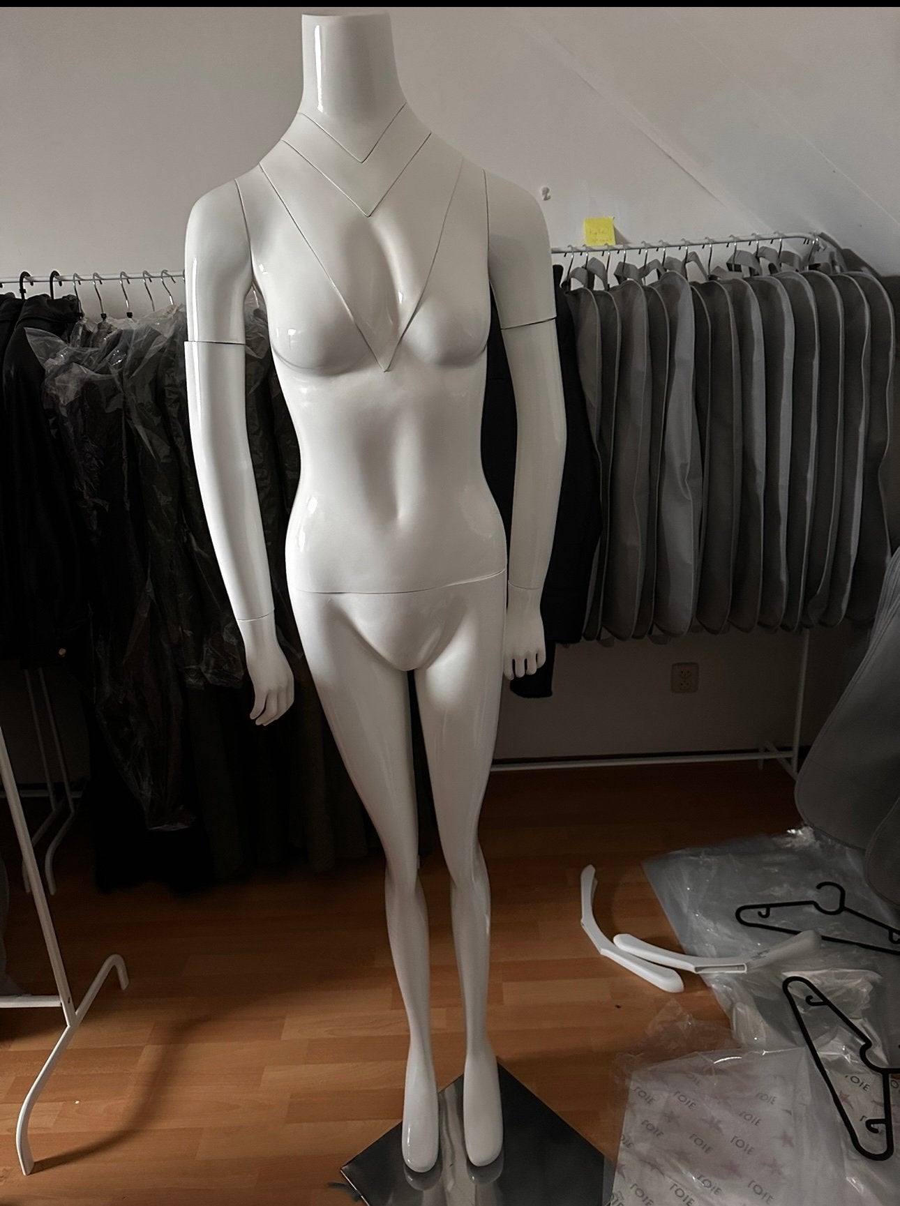 Mannequin dame, Ophalen, Zo goed als nieuw, Paspop