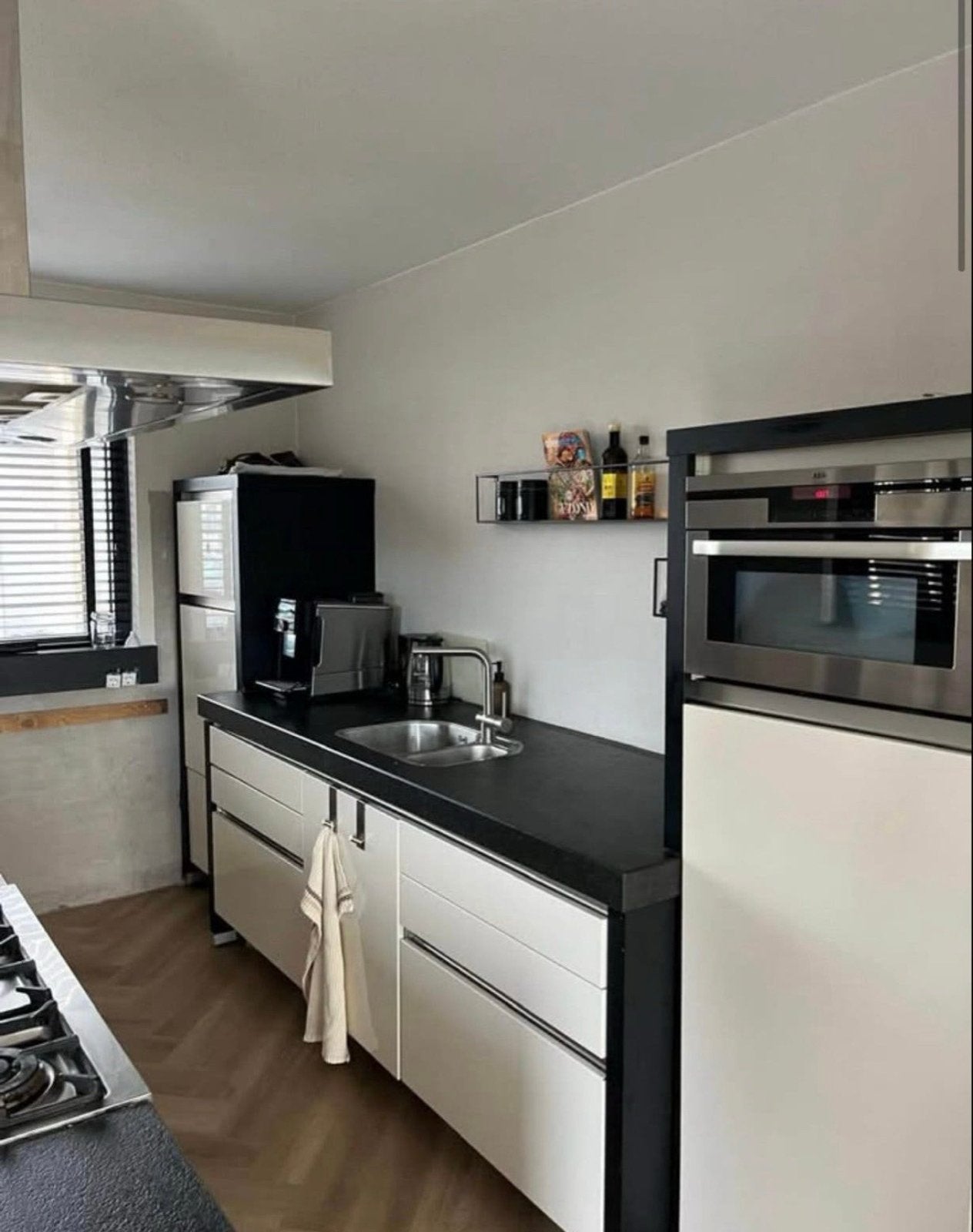 Moderne keuken met kookeiland inclusief apparatuur!, Ophalen, Gebruikt, Wit, Overige typen