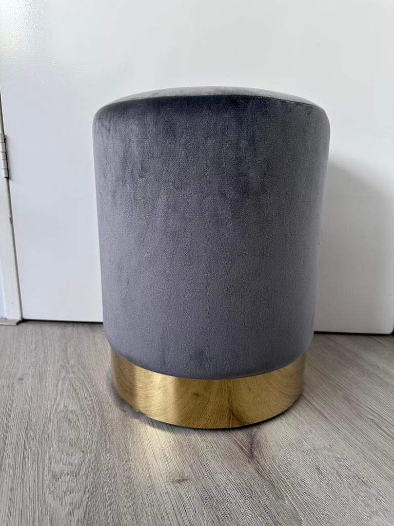 Poef, Ophalen, Nieuw, Rond, Minder dan 50 cm