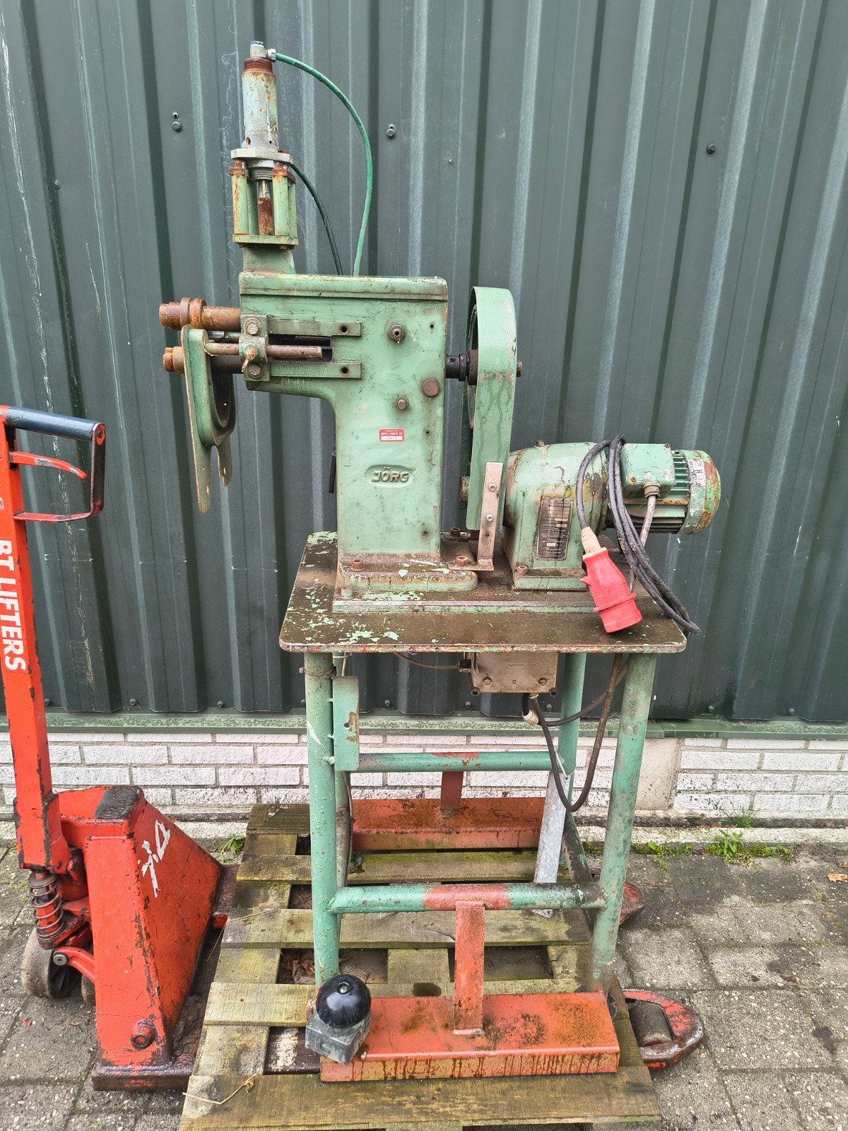 Jörg profielwals voor en felsmachine, Ophalen, Gebruikt