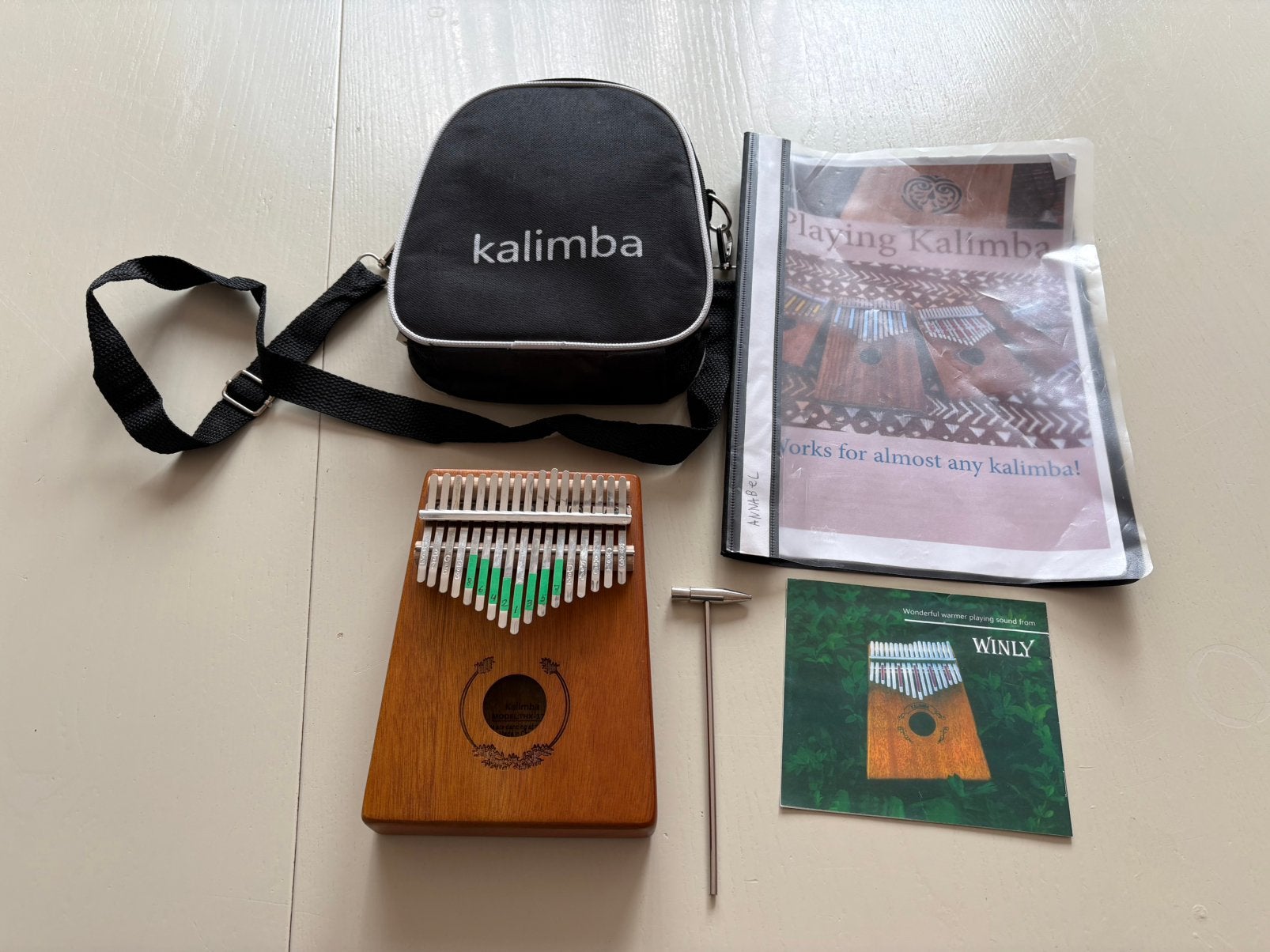Kalimba instrument, Ophalen, Gebruikt