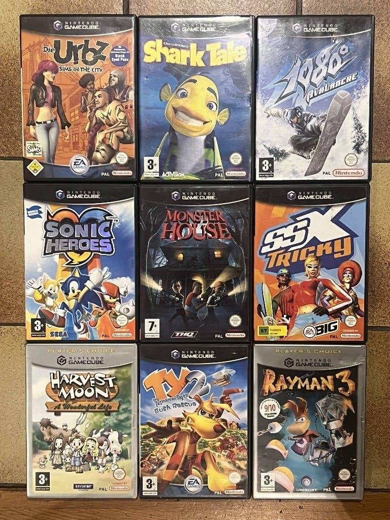 Set van 9 verschillende Game Cube spellen, Spelcomputers en Games, 1 speler, Ophalen of Verzenden, Gebruikt, Vanaf 3 jaar