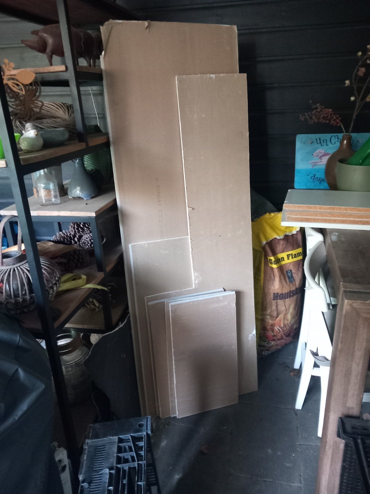 Gratis gipsplaten/stukken  Ideaal voor kleine klussen, Ophalen, Gebruikt, Overige materialen, Minder dan 20 mm