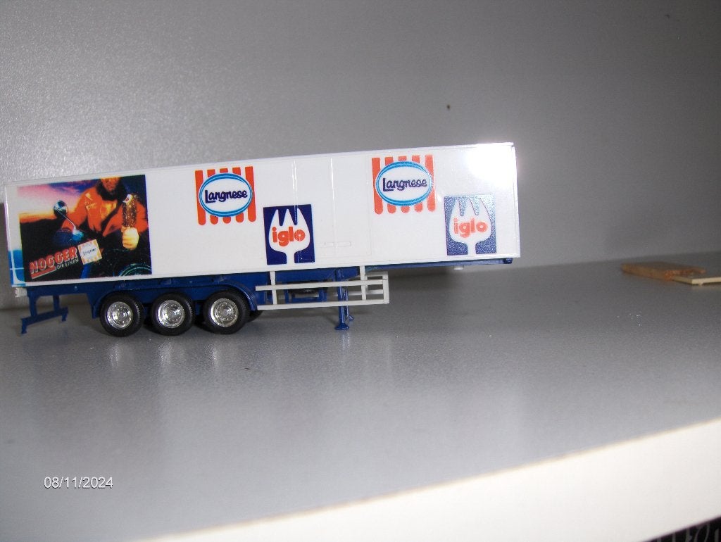 Herpa-trailer, Ophalen of Verzenden, Gebruikt, Bus of Vrachtwagen, Herpa