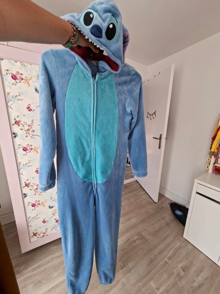 Onesie Stitch H&M maat 164, Ophalen of Verzenden, Zo goed als nieuw, Jongen of Meisje