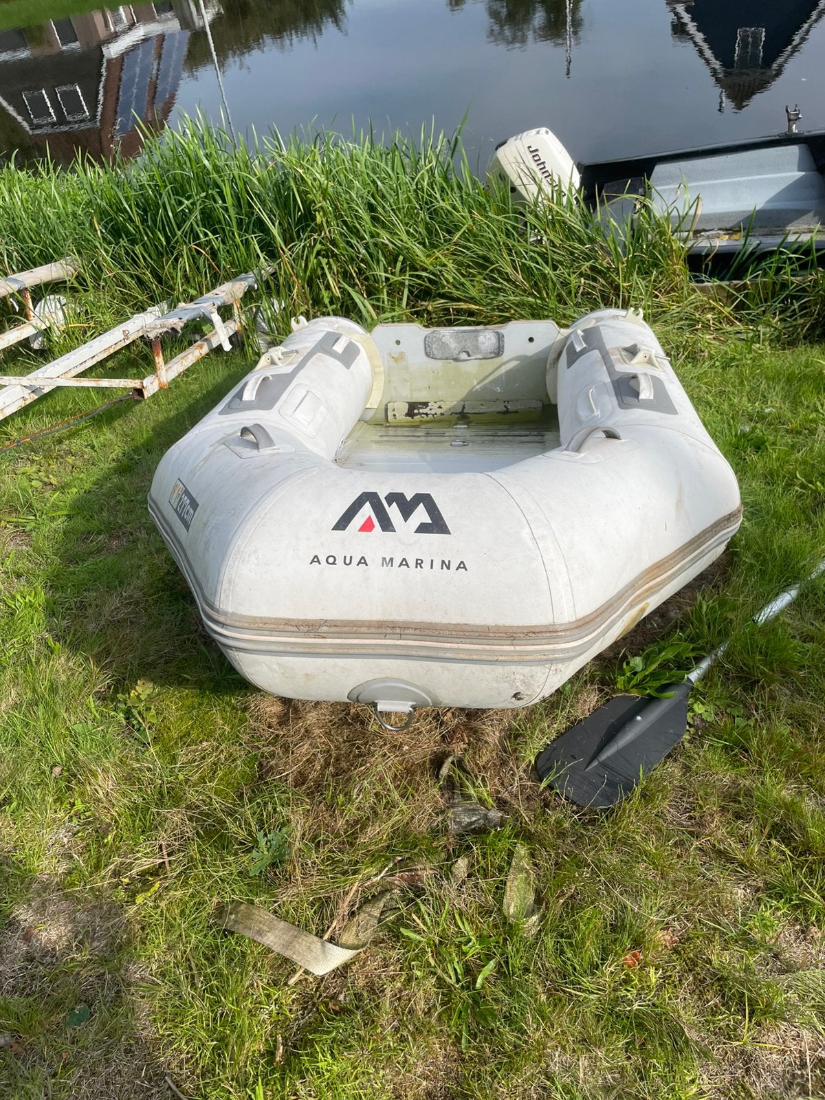 5pk johnson inclusief aqua marine 277, Watersport en Boten, Ophalen of Verzenden, Gebruikt