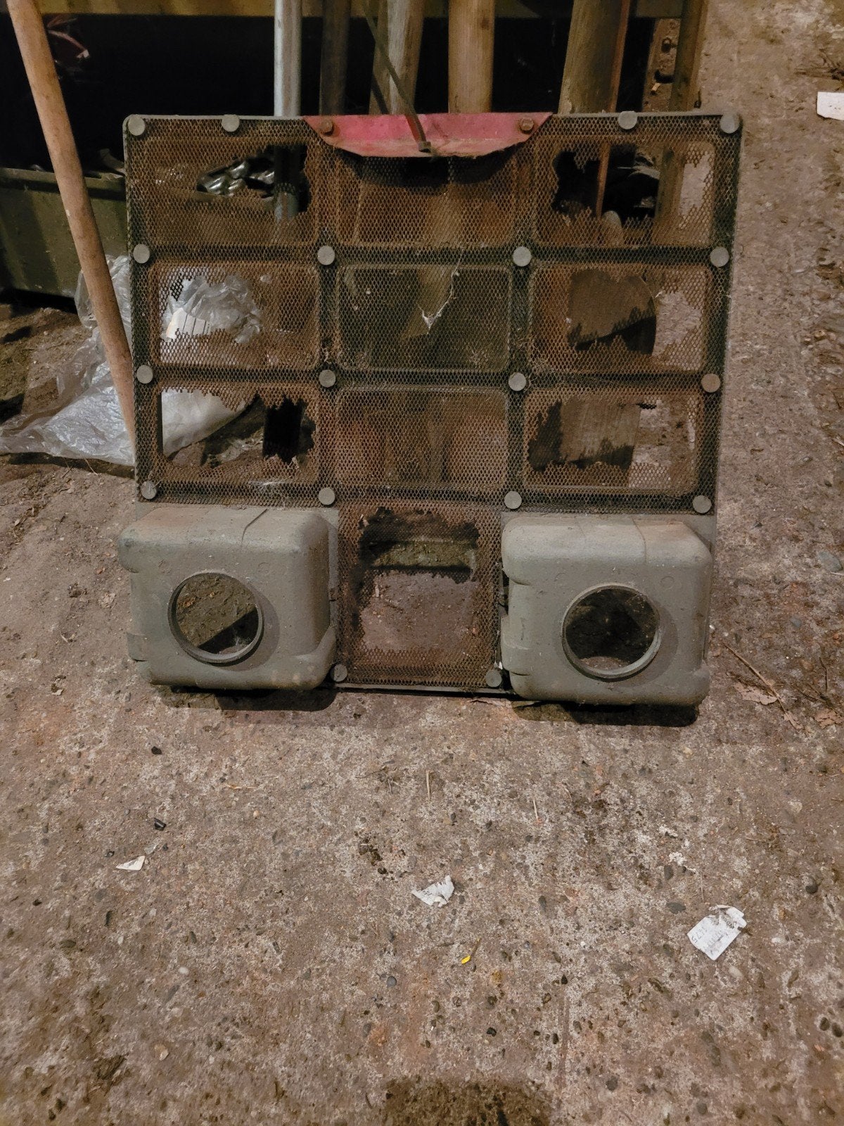 Grille voor tractor, Ophalen, Gebruikt, Bumper, Voor