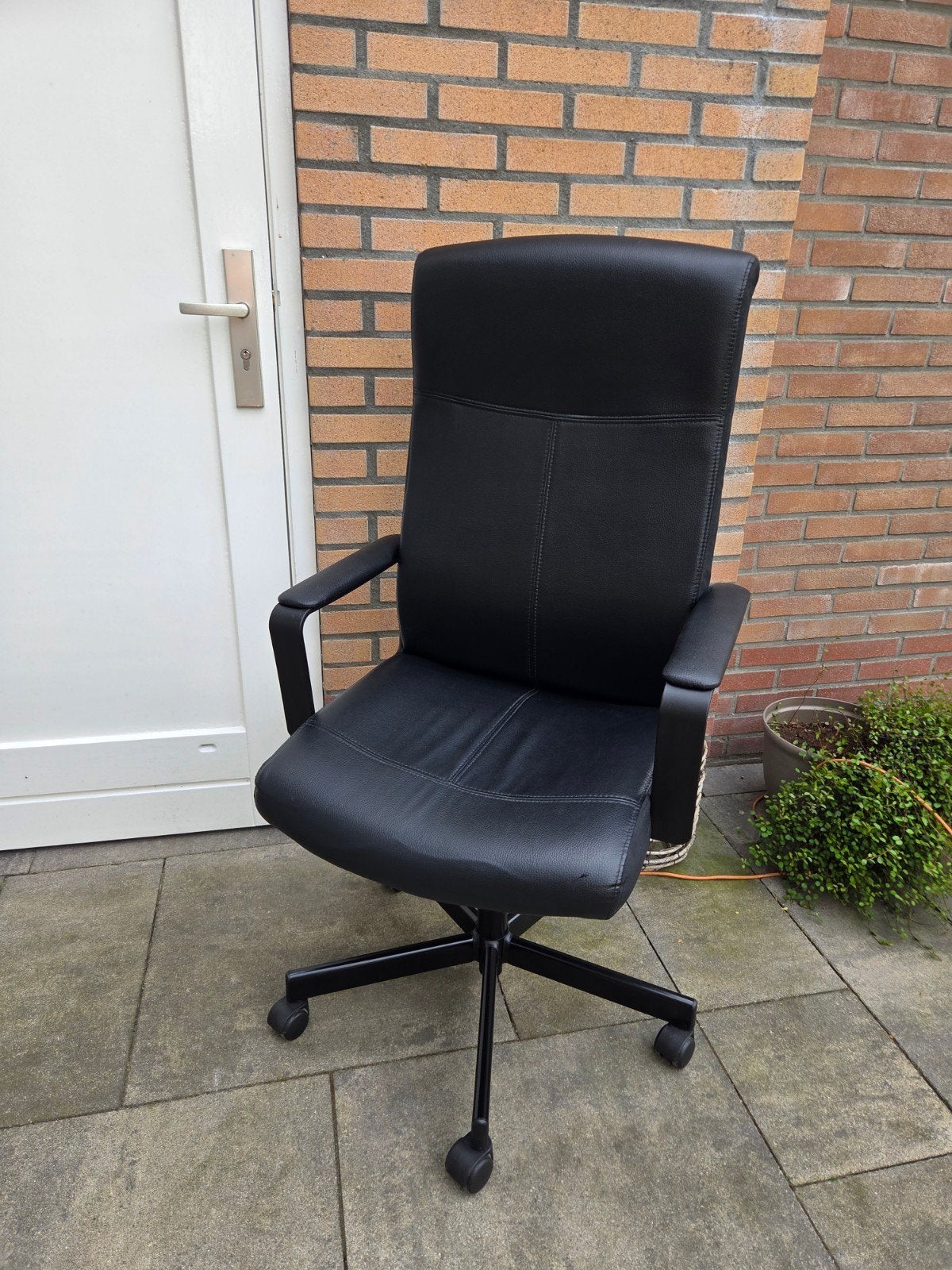 IKEA bureaustoel IZGS, Ophalen, Gebruikt, Zwart, Bureaustoel