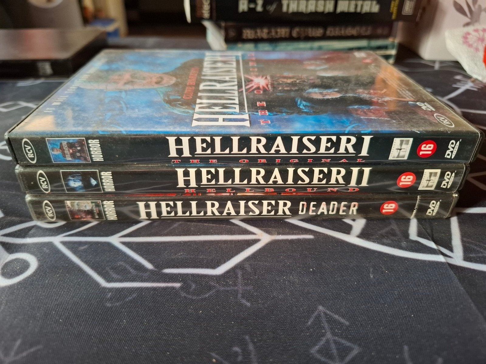 HellRaiser dvds, Cd's en Dvd's, Engels, Vanaf 16 jaar, Ophalen of Verzenden, Zo goed als nieuw