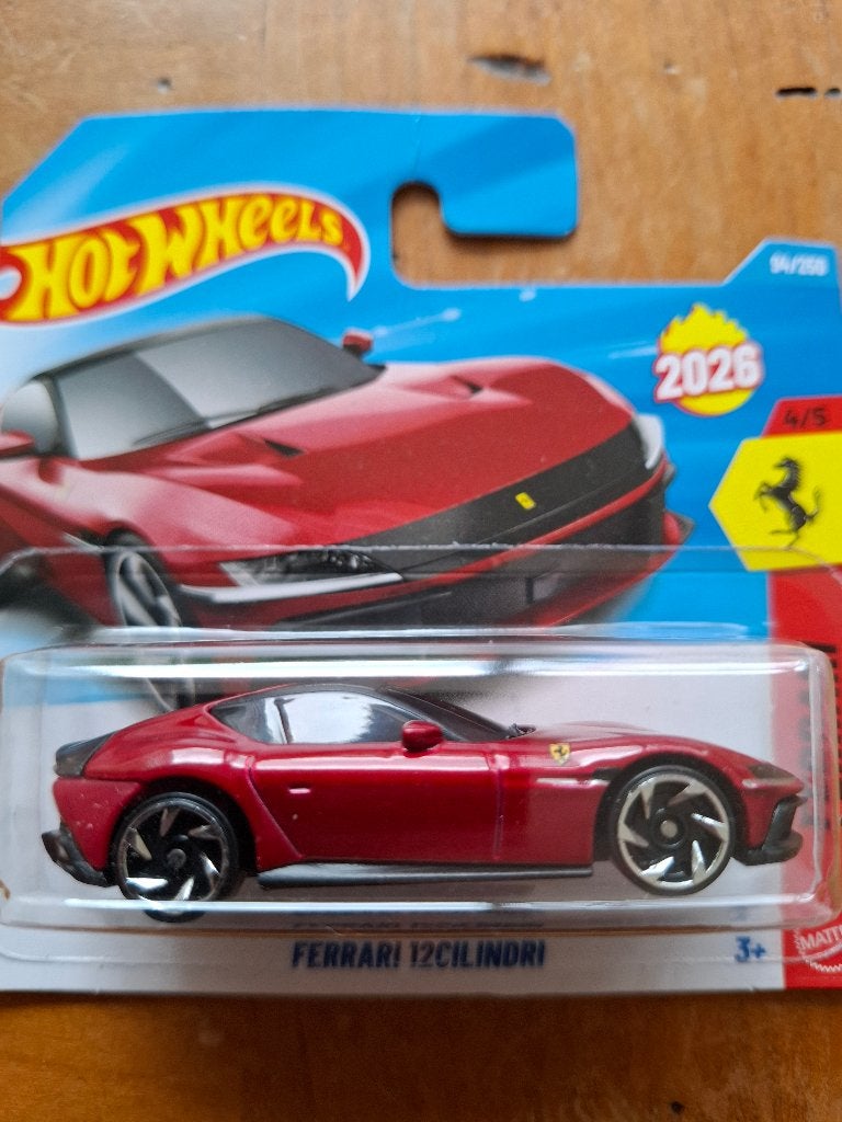 Hot Wheels Ferrari 12 Cilindri, Hobby en Vrije tijd, Modelauto's | Overige schalen, Verzenden, Nieuw, Auto