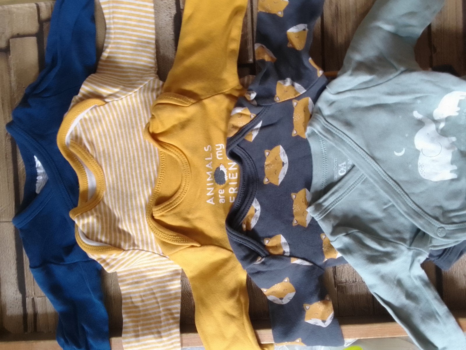 5 rompers merk C&A maat 56 nieuw, Ophalen of Verzenden, Nieuw