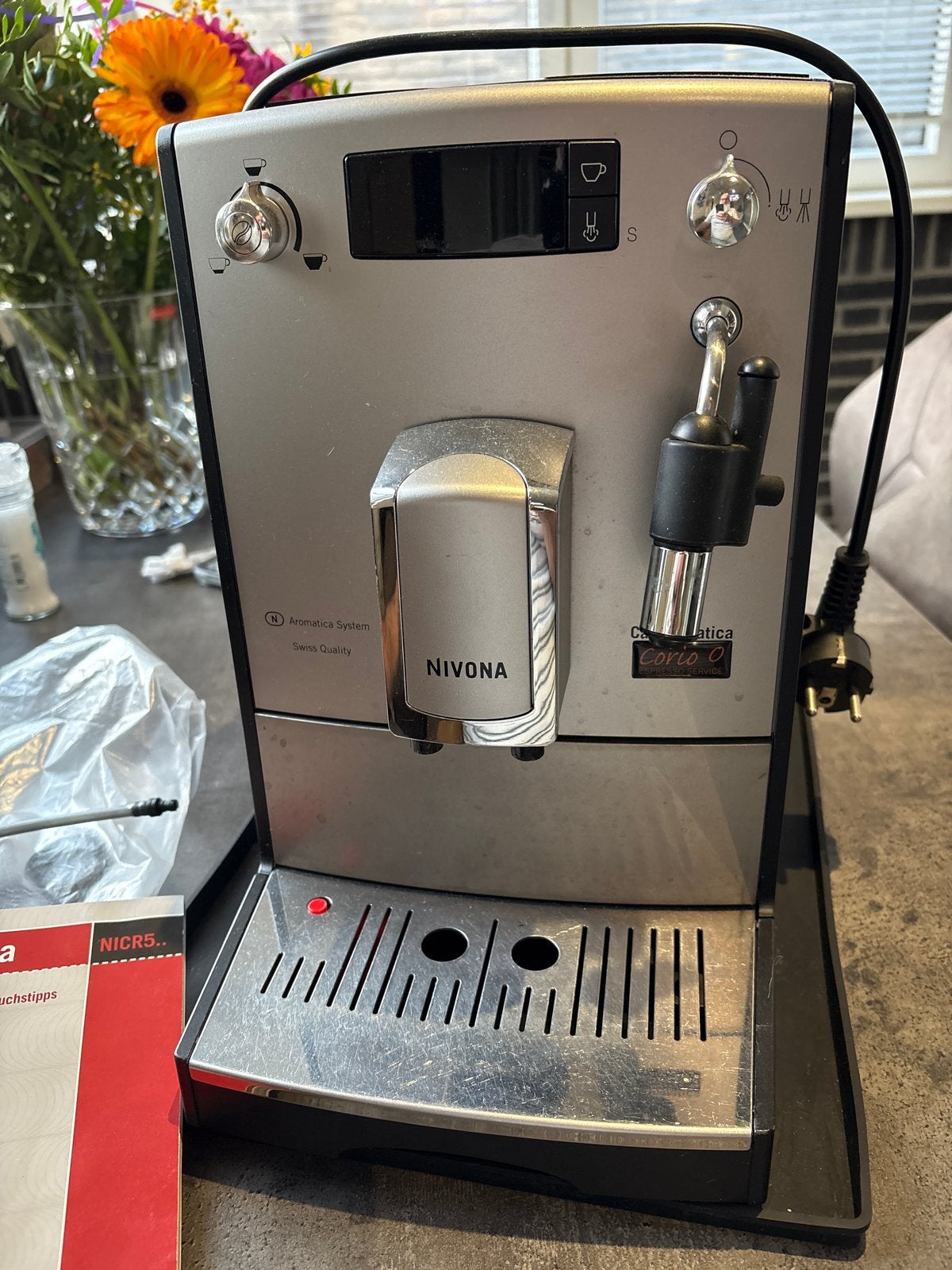 Nivona CafeRomatica NICR5.. Espresso/Koffiemachine, Gebruikt, Espresso apparaat, Koffiebonen, 2 tot 4 kopjes