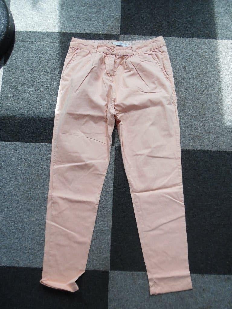 Roze broek van De Bijenkorf mt 38, Maat 38/40 (M), De Bijenkorf, Ophalen of Verzenden, Zo goed als nieuw