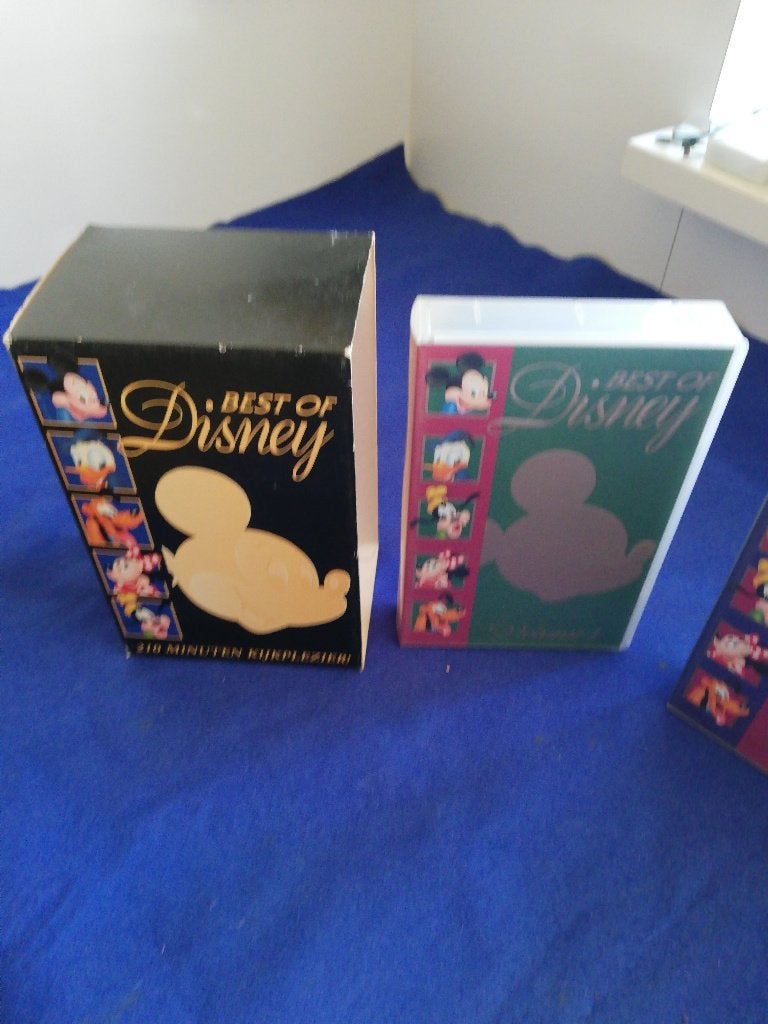 Disney VHS videobanden Best of Disney 2001 NL 3 stuks, Alle leeftijden, Ophalen, Zo goed als nieuw