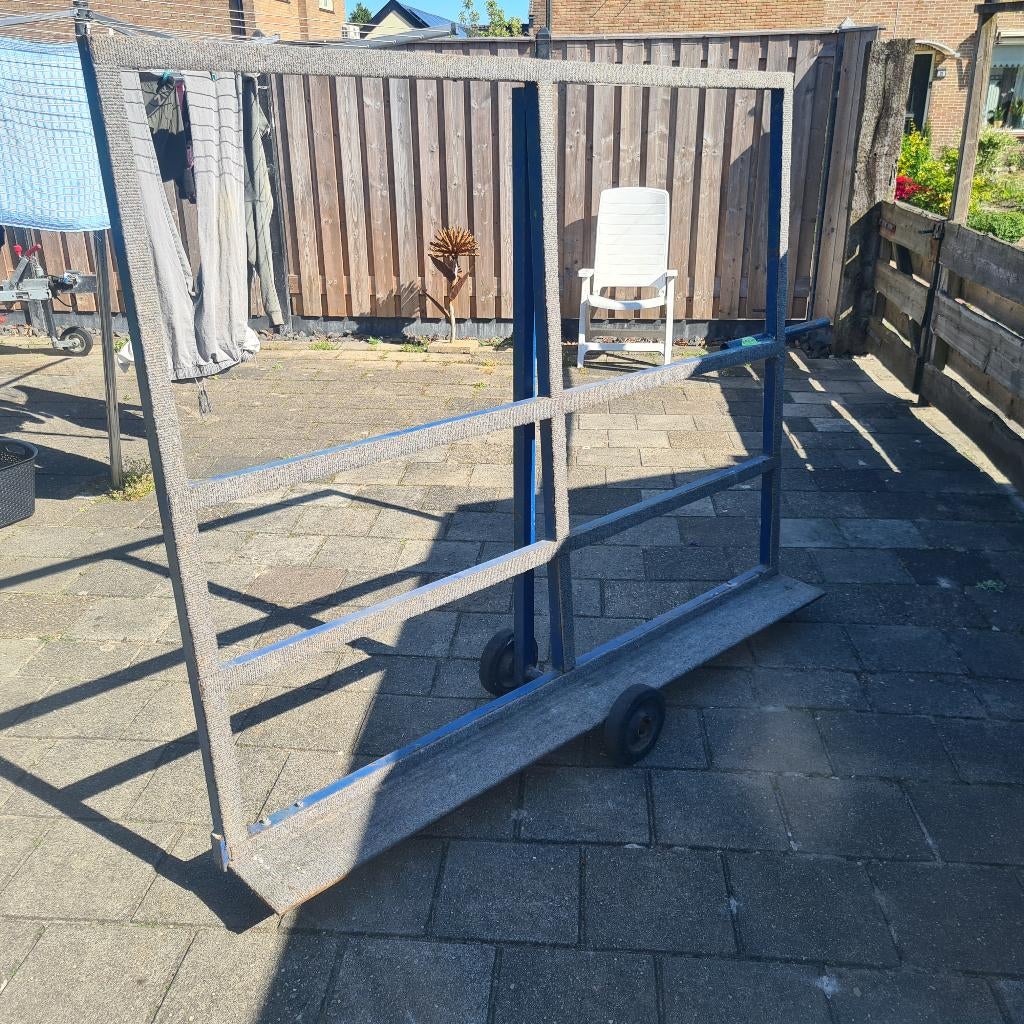 Glas/Platenkar, Doe-het-zelf en Verbouw, Transportwagens, Minder dan 60 liter, Ophalen, Gebruikt, Transportkar