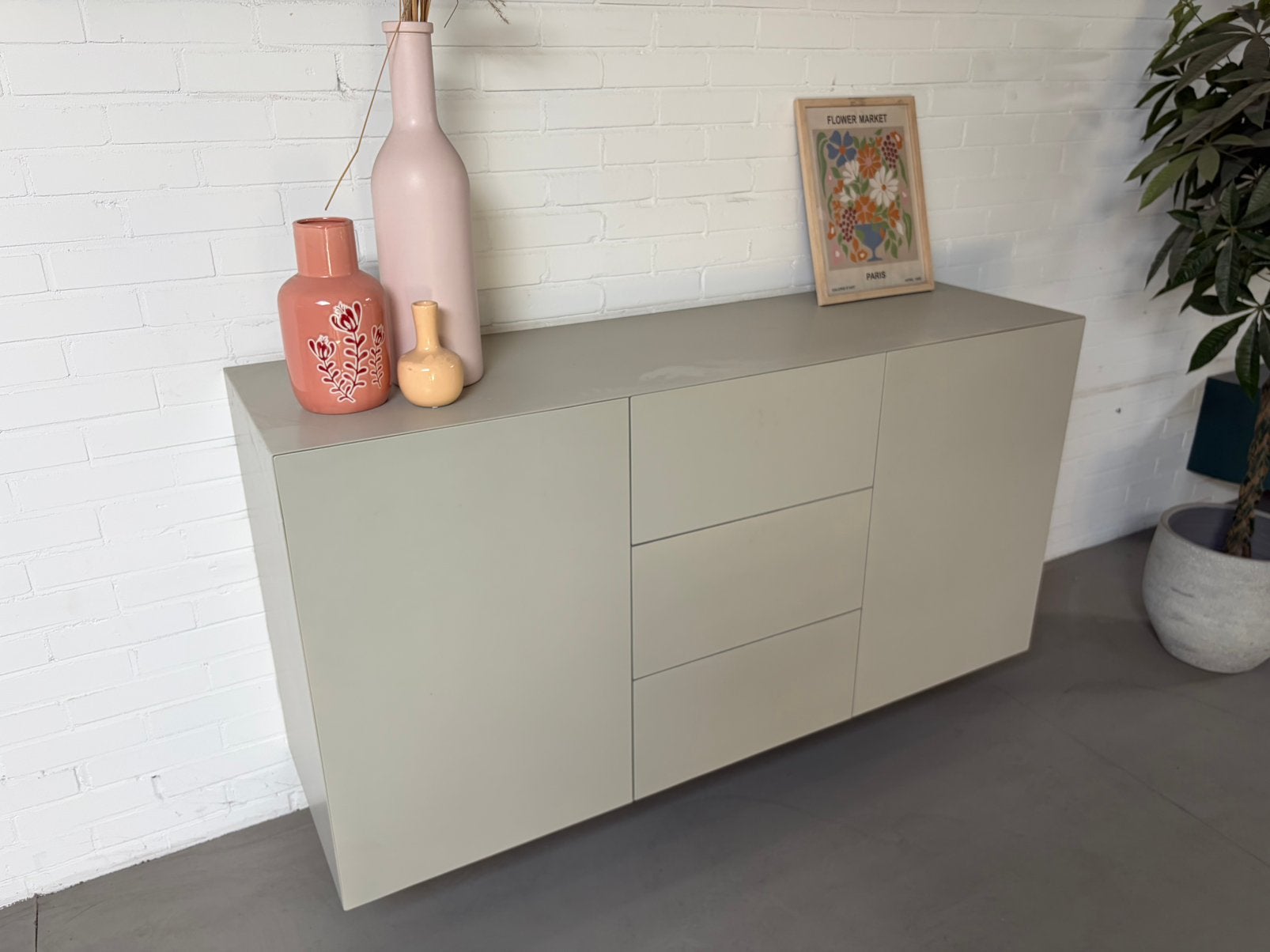 Zwevende dressoir , design dressoir, Ophalen, Zo goed als nieuw, 25 tot 50 cm