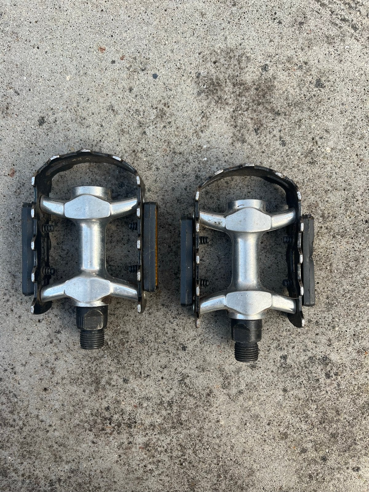Pedalen zo goed als nieuw, Crankstel of Pedalen, Ophalen of Verzenden, Zo goed als nieuw, Aluminium