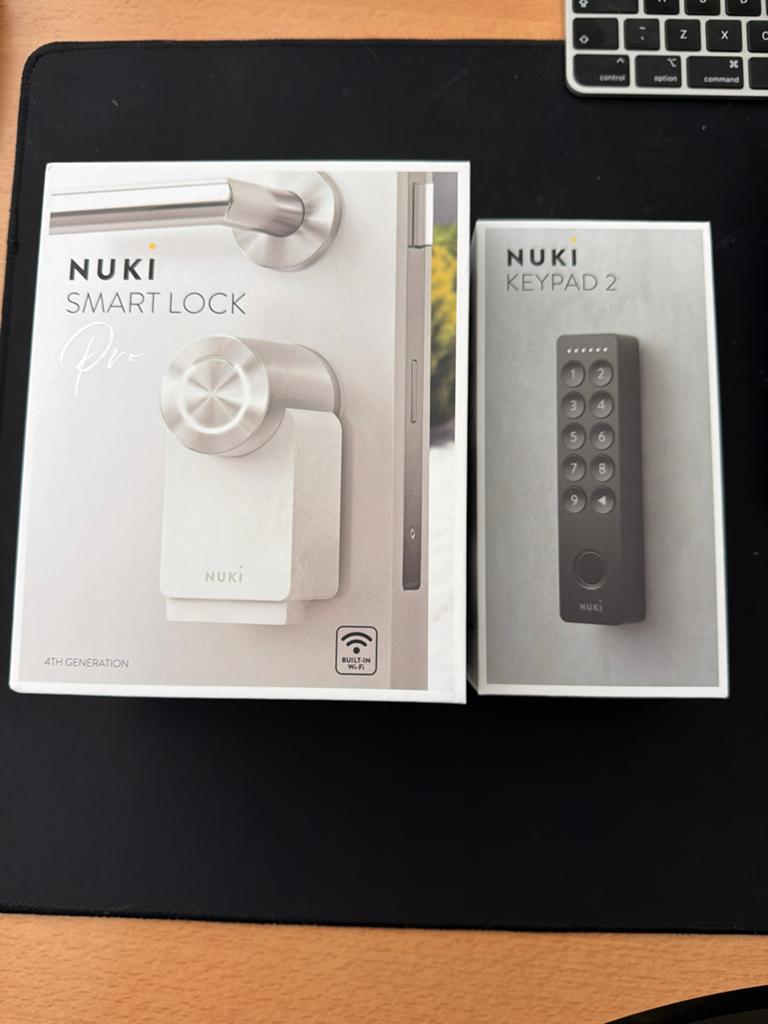 Nuki Smart Lock Pro 4e generatie + Nuki Keypad 2, Ophalen of Verzenden, Zo goed als nieuw