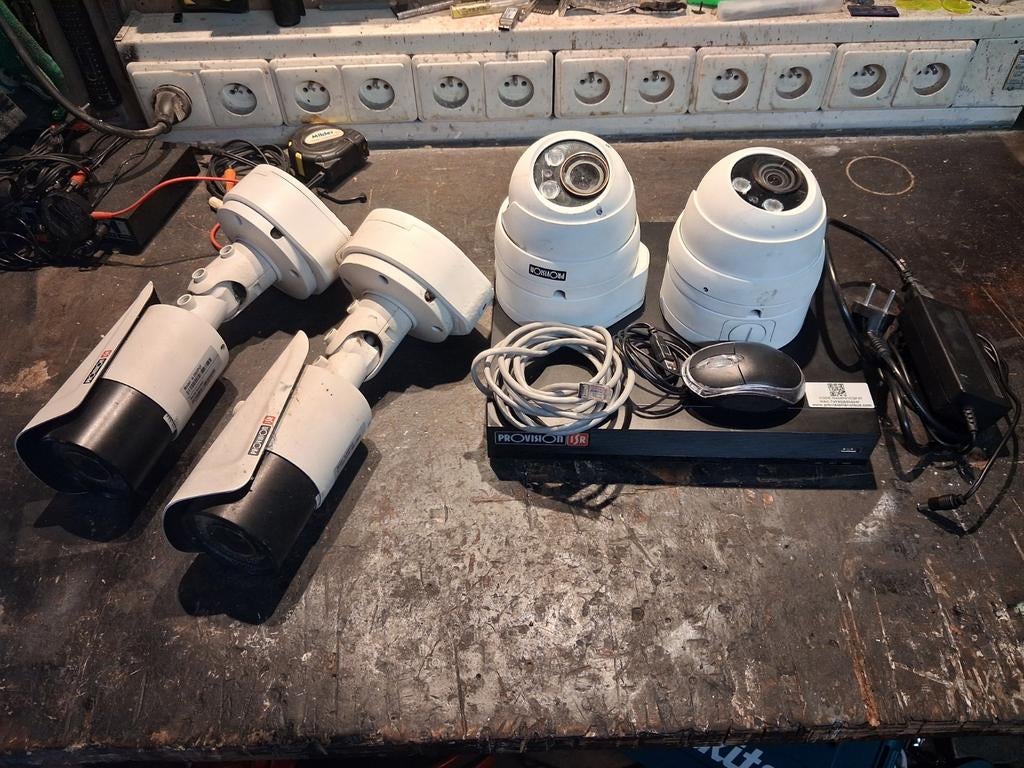 Provision Beveiligingset 4 cameras en een Recorder, Ophalen, Gebruikt