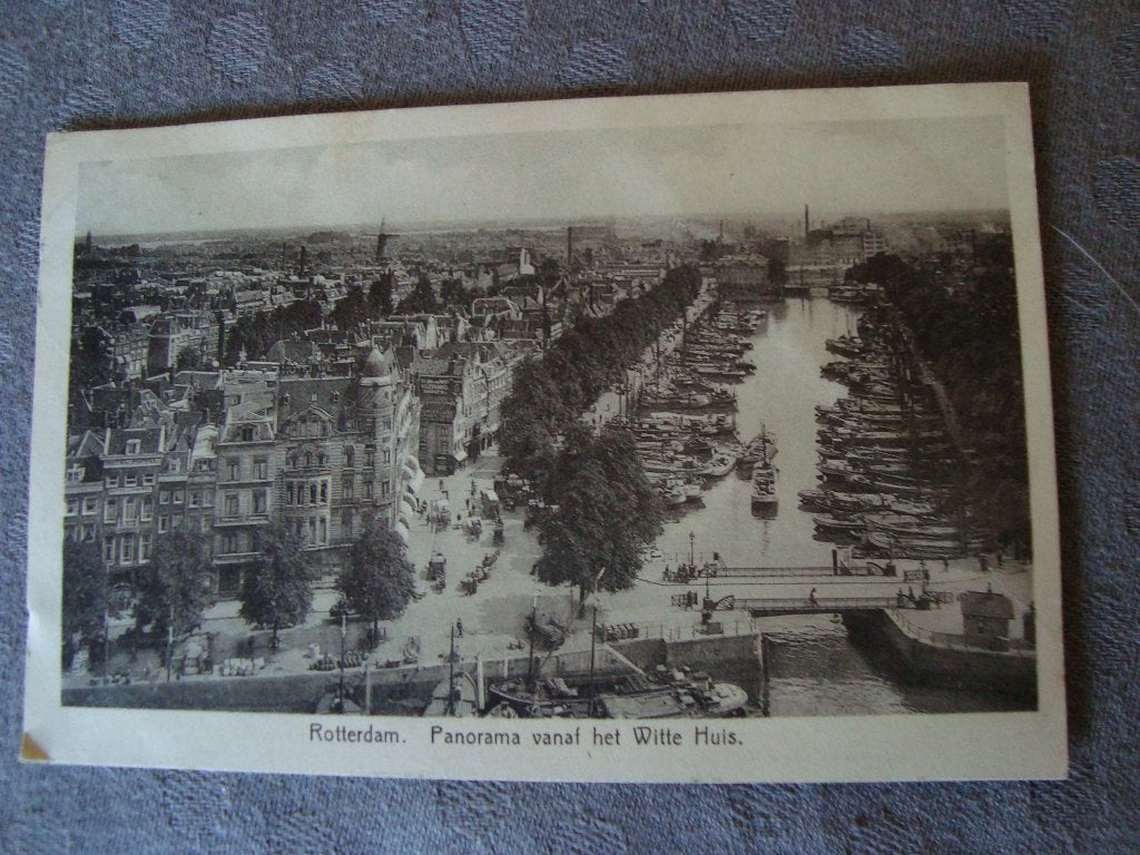 Rotterdam panorama vanaf het witte huis, Ophalen of Verzenden, Voor 1920, Gelopen, Zuid-Holland