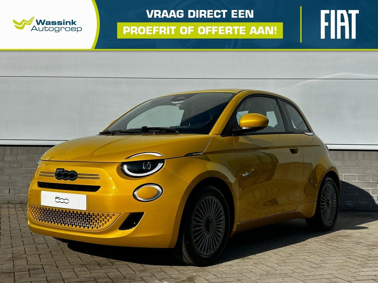 Fiat 500 Hybrid 65 pk Torino Launch Edition | Apple Carplay, 65 pk, Gebruikt, 4 stoelen, Bedrijf