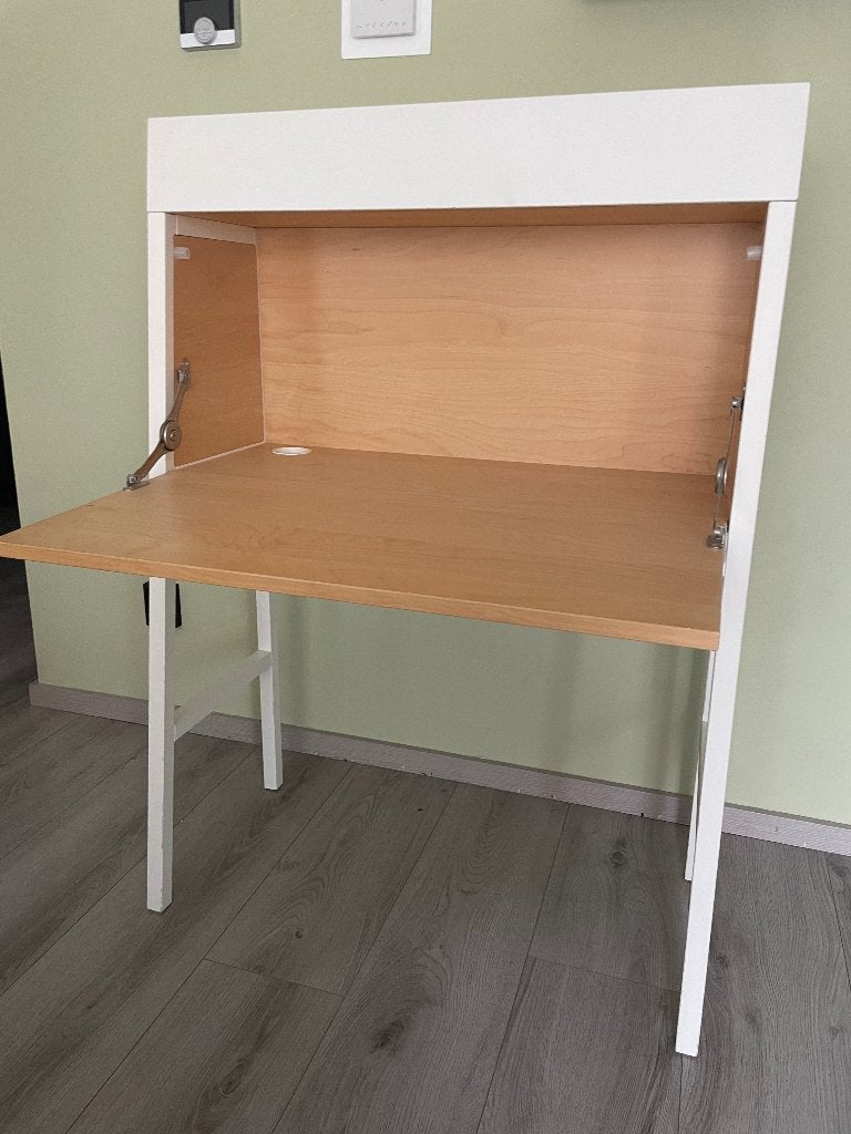 Secretaire bureau / Secretary desk, Ophalen, Gebruikt, Scandinavisch, 90 cm