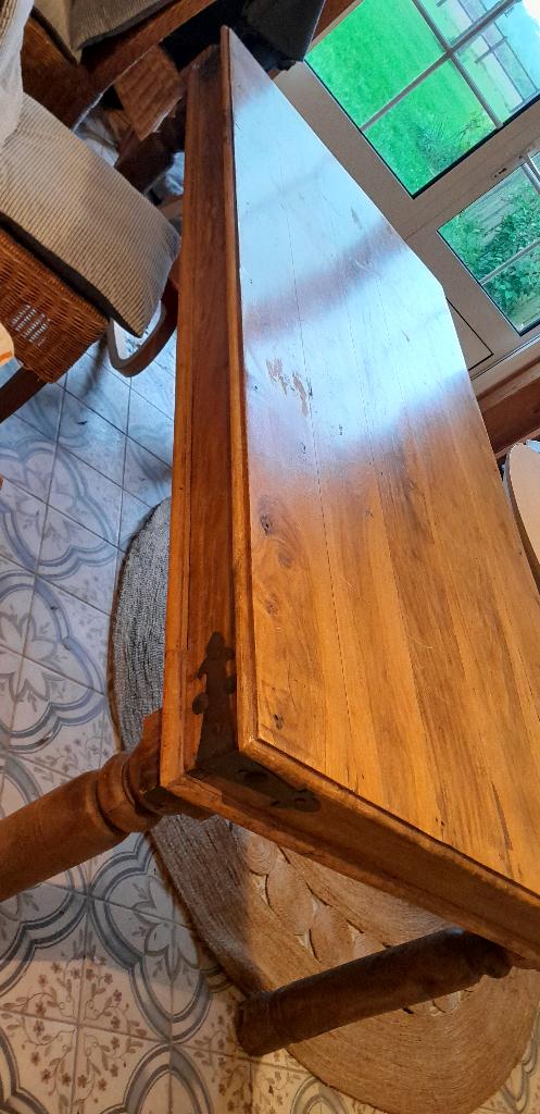 Houten tafel teak, Antiek en Kunst, Antiek | Meubels | Tafels, Ophalen