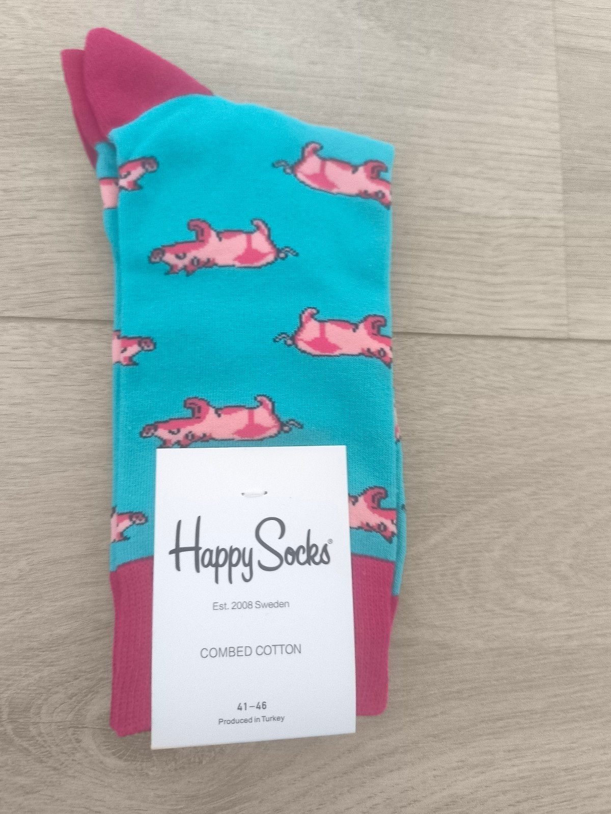 Happy Socks met varkentjes - Maat 41-46, Overige kleuren, Verzenden, Happy Socks, Nieuw