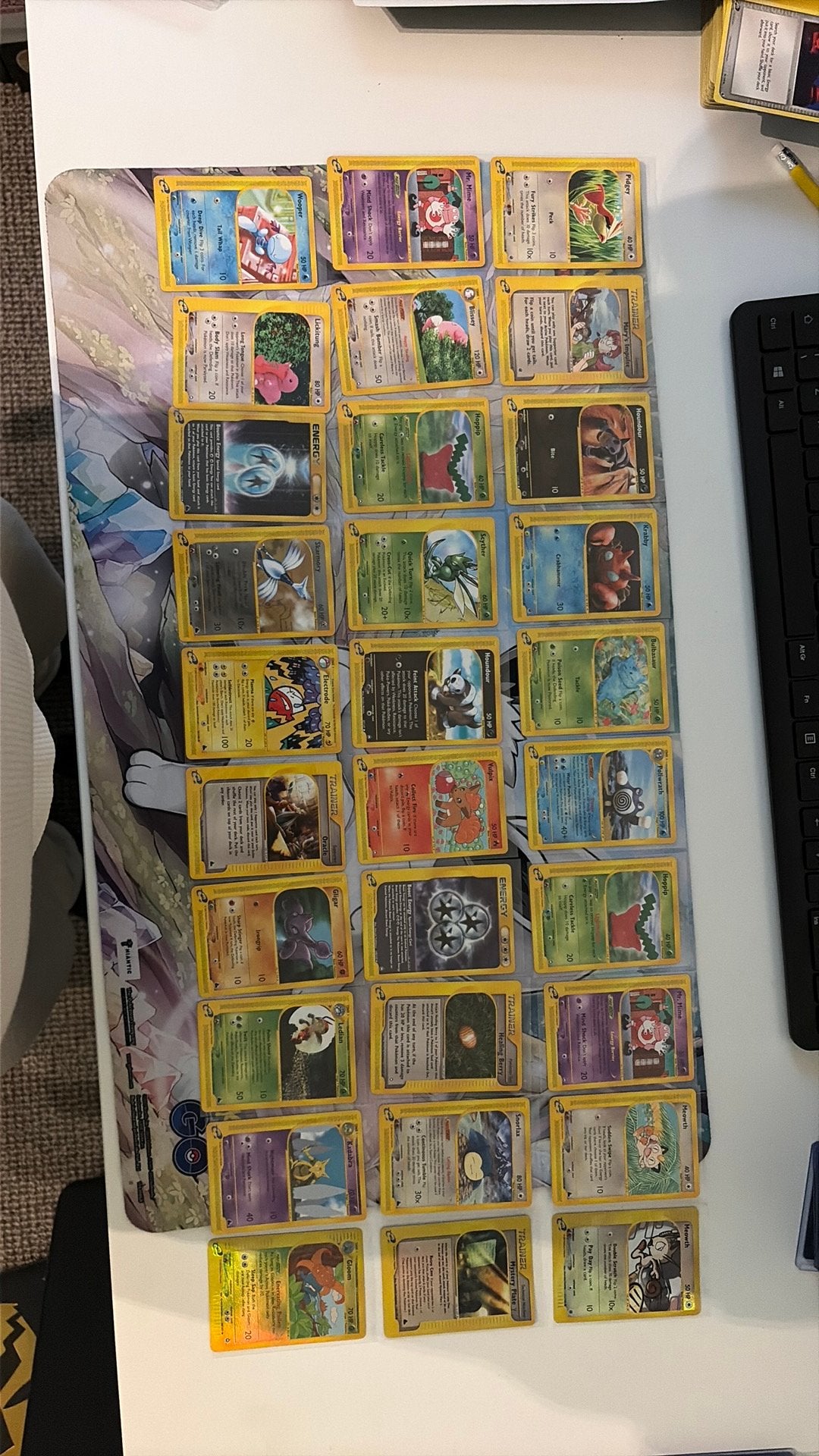 Vintage Pokemon kaarten., Hobby en Vrije tijd, Verzamelkaartspellen | Pokémon, Zo goed als nieuw, Ophalen of Verzenden