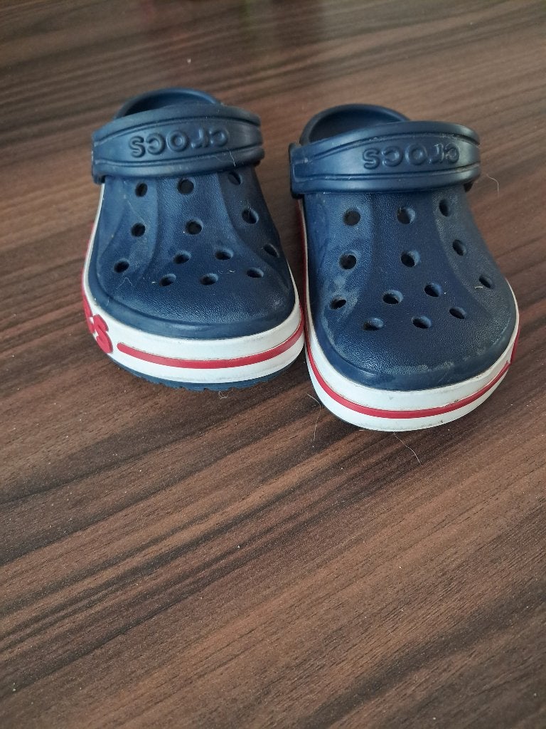 Blauwe Crocs-schoentjes, Crocs, Verzenden, Schoenen, Zo goed als nieuw