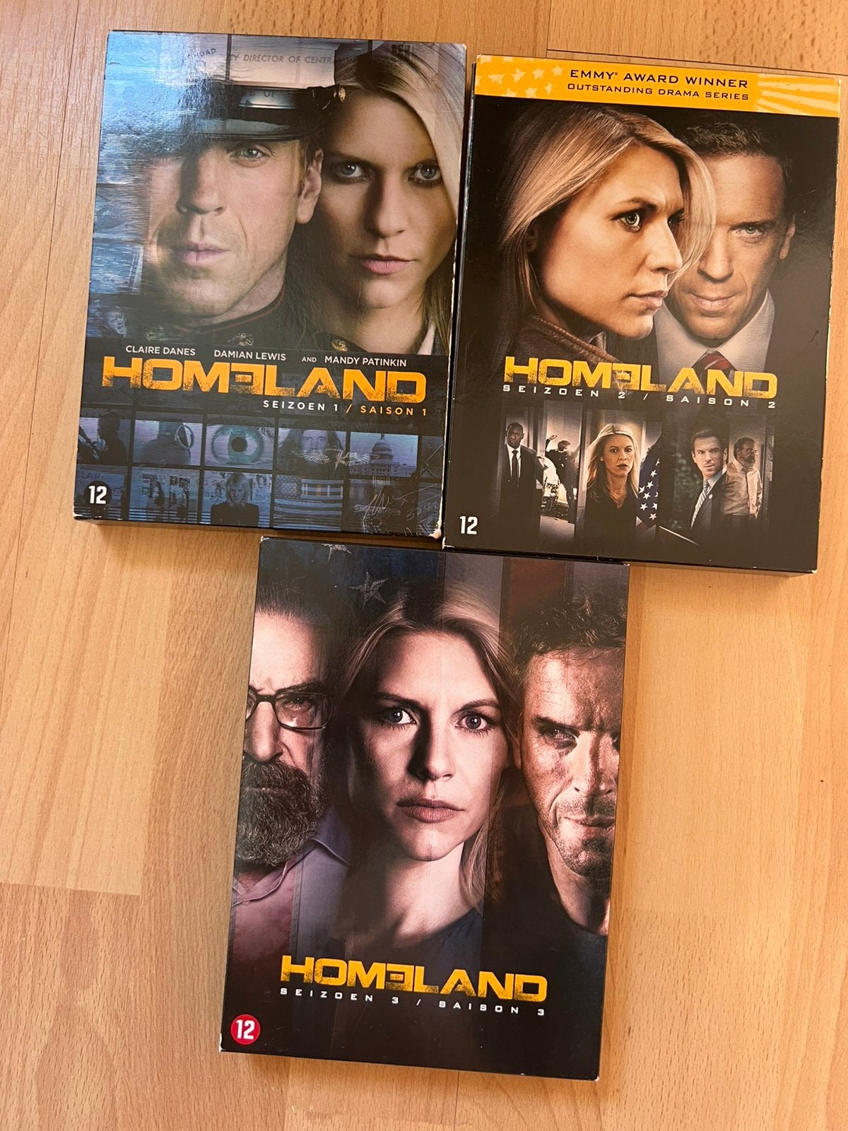 Homeland seizoen 1,2,3, Cd's en Dvd's, Dvd's | Tv en Series, Ophalen of Verzenden, Zo goed als nieuw