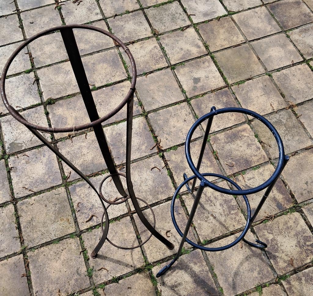 Plantenstandaard, Tuin en Terras, Ophalen, Rond, 60 cm of meer