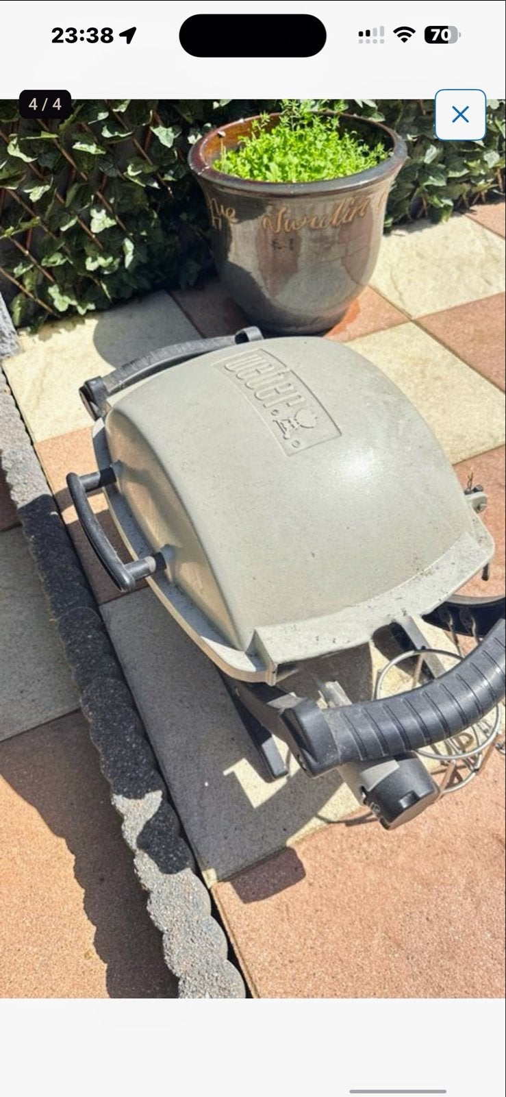 Weber Q1000 gasbarbecue - Compact en draagbaar, Ophalen, Gebruikt