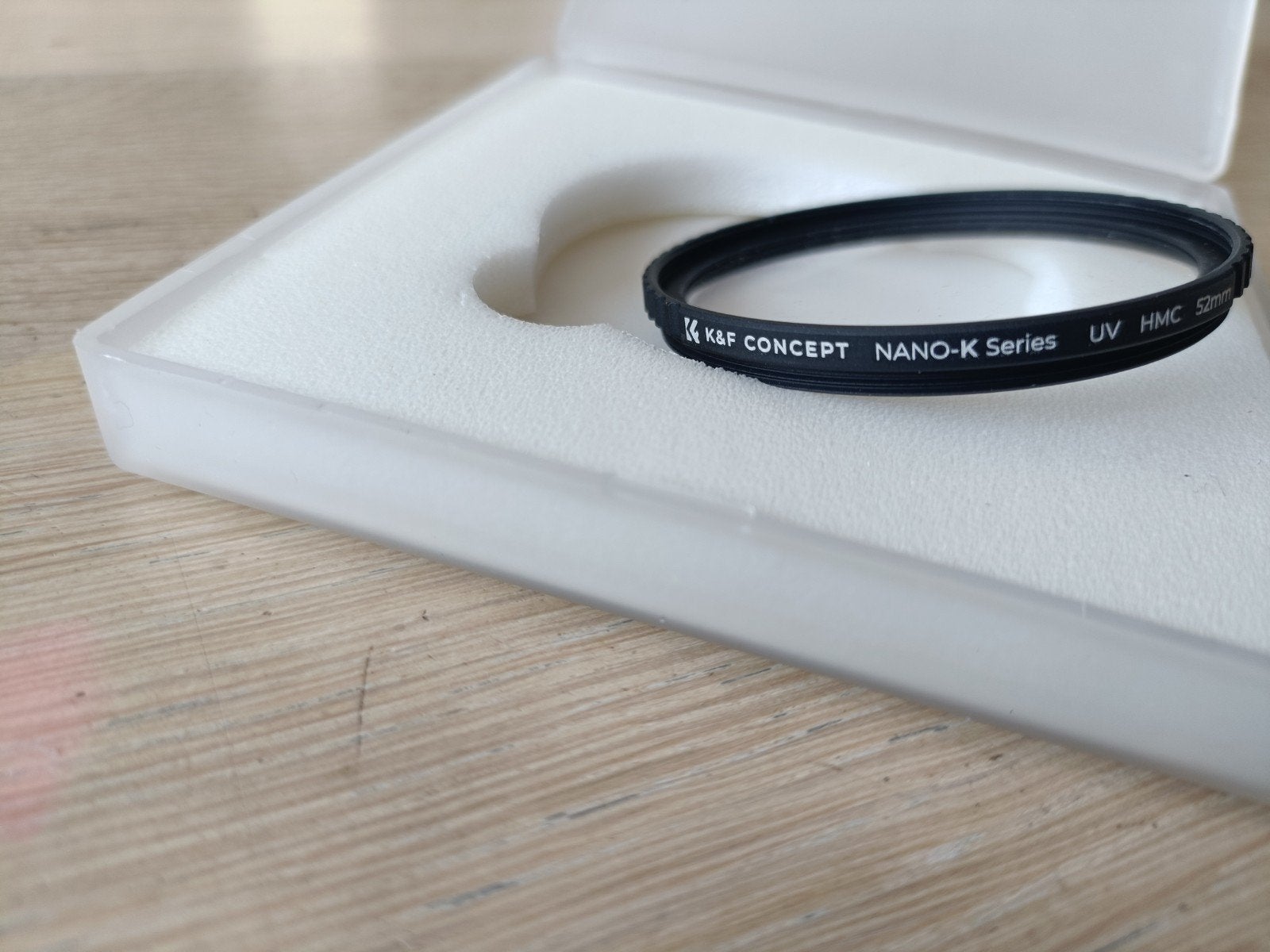 Nieuwe K&F Concept Nano-K Series UV HMC 52mm filter, K&F Concept, Ophalen of Verzenden, Inclusief opbergcase, 50 tot 60 mm