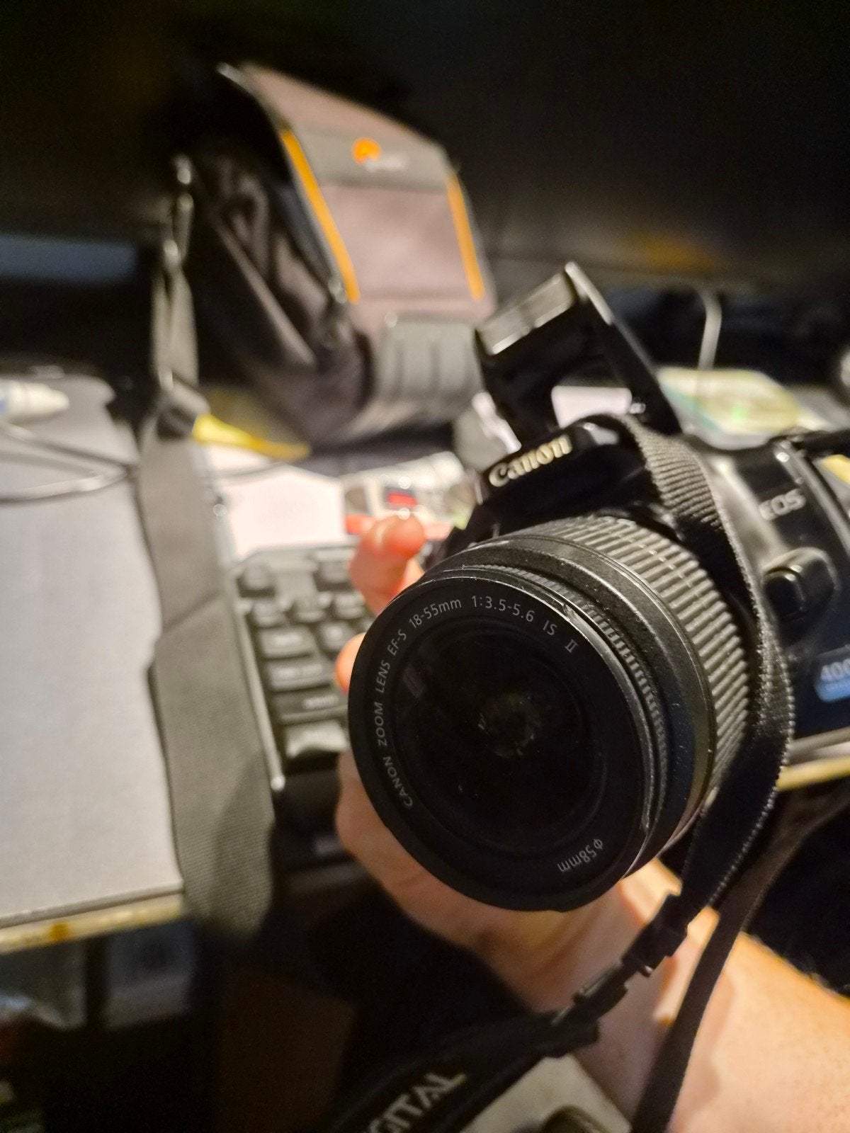 Canon EOS 400D Spiegelreflexcamera met accessoires, Audio, Tv en Foto, Fotocamera's Digitaal, Gebruikt, Spiegelreflex, Canon, Geheugenkaart
