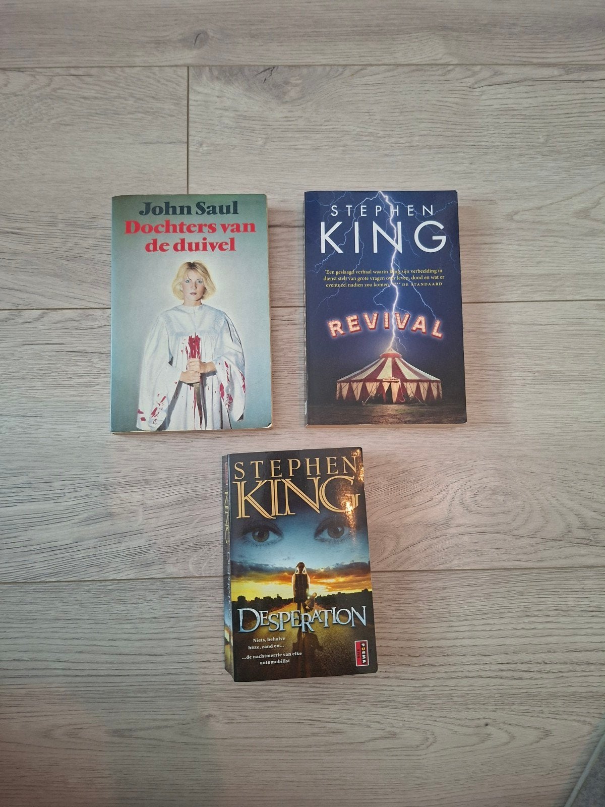 Horror thrillers Stephen King, John Saul, Ophalen of Verzenden, Gelezen, Stephen King, John Saul
