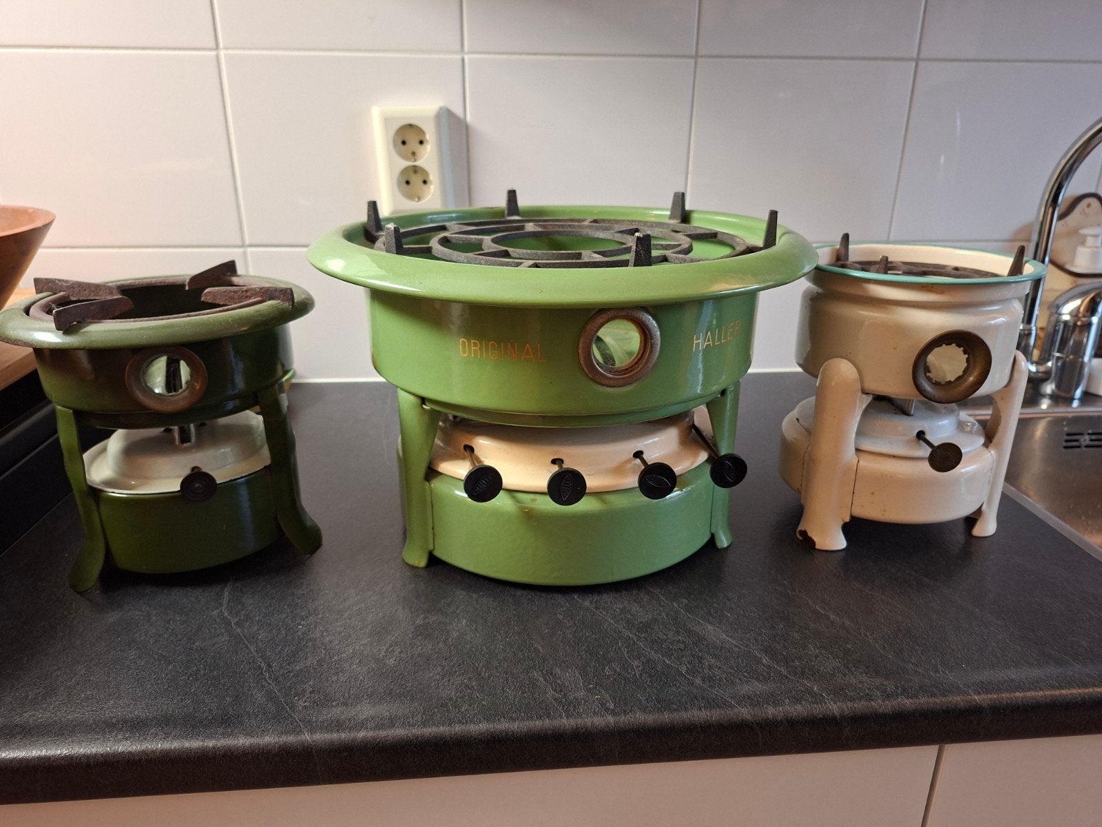 3 olie stellen te koop, Antiek en Kunst, Ophalen