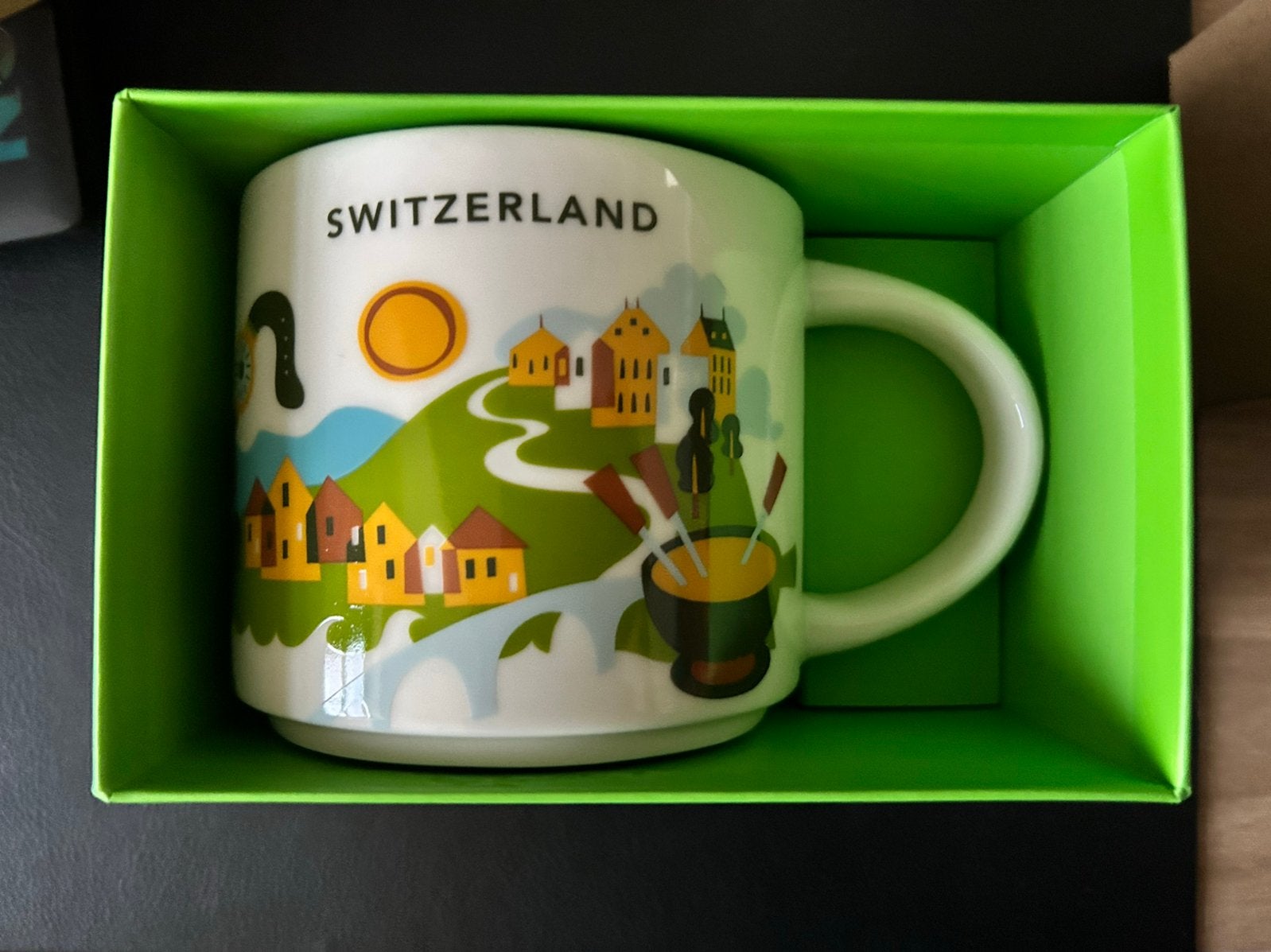Starbucks you are here mok Zwitserland, Glas of Glazen, Ophalen of Verzenden, Zo goed als nieuw, Overige stijlen