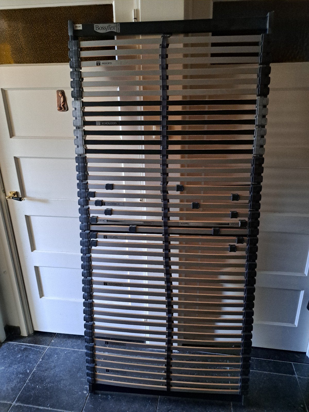 Bossflex lattenbodem 90x200 cm, Huis en Inrichting, Slaapkamer | Matrassen en Bedbodems, Ophalen, 90 cm, Eenpersoons, Zo goed als nieuw
