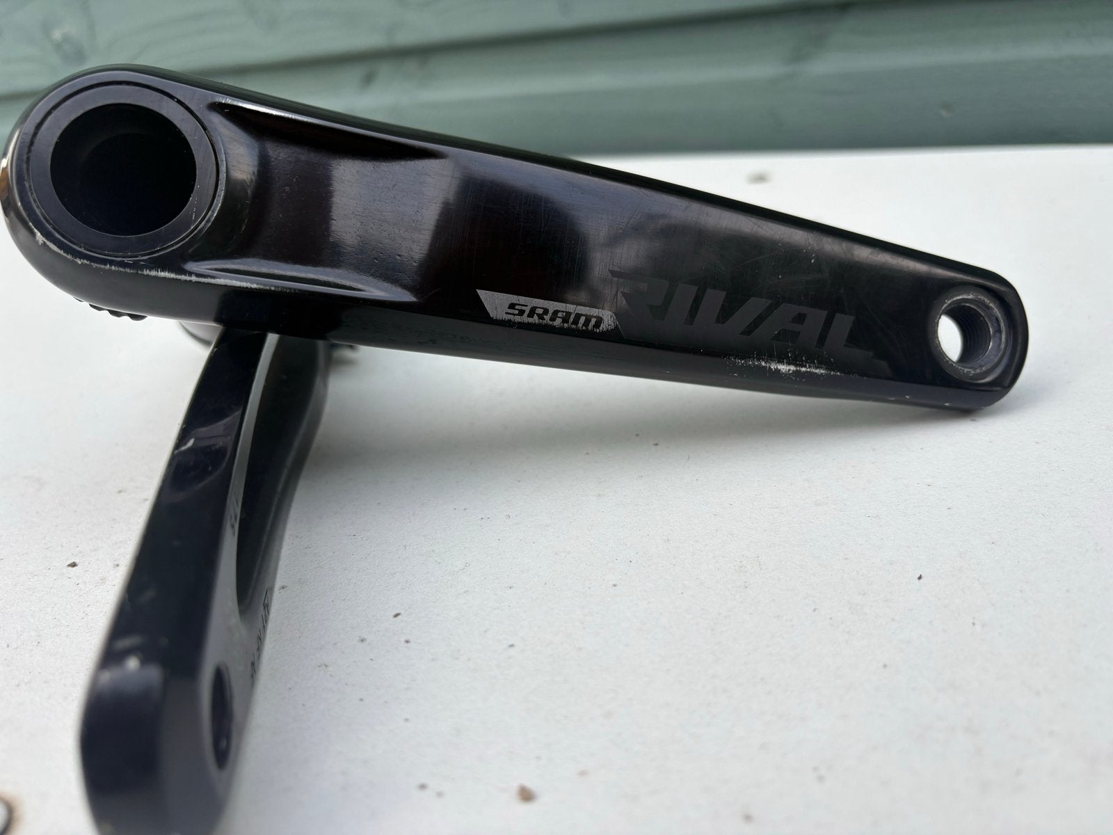 SRAM Rival Wide Crankstel 175mm, Crankstel of Pedalen, Gebruikt, Ophalen of Verzenden, Gravelbike