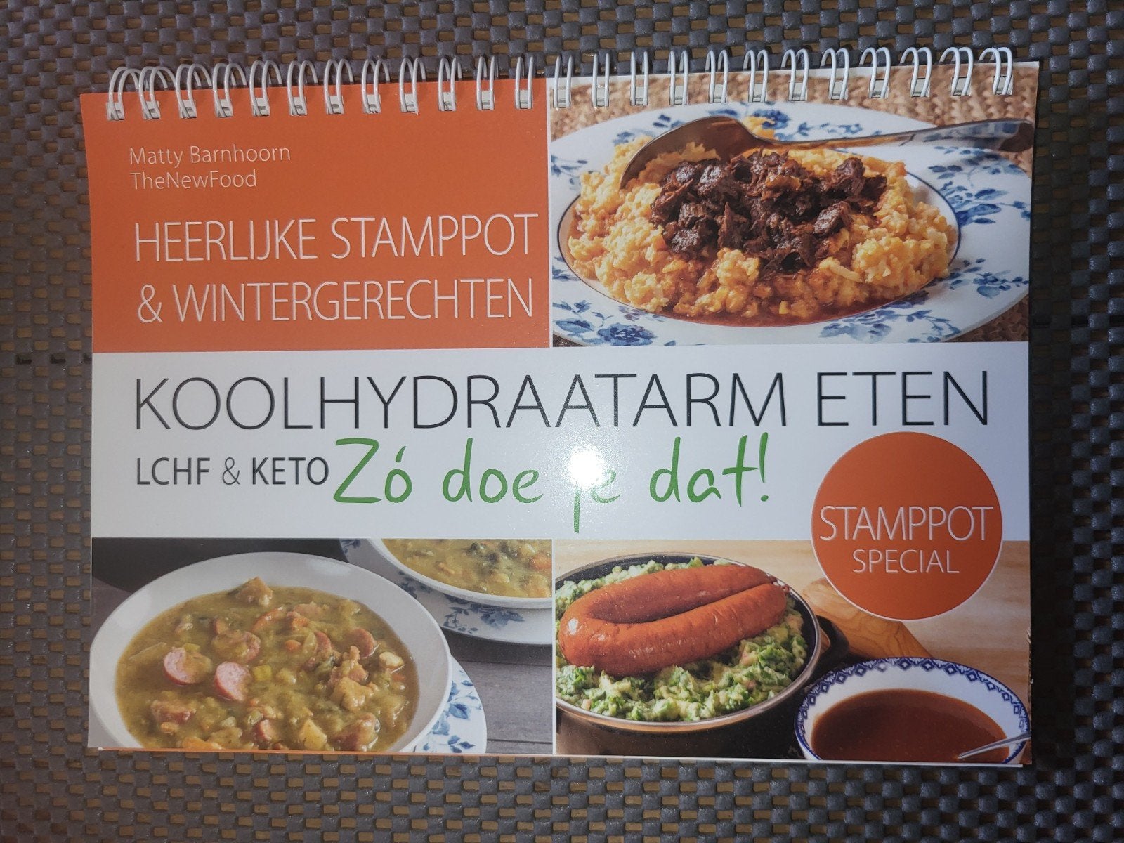 Koolhydraatarm eten,  matty barnhoorn,  stamppot special, Boeken, Gezondheid, Dieet en Voeding, Zo goed als nieuw, Ophalen of Verzenden