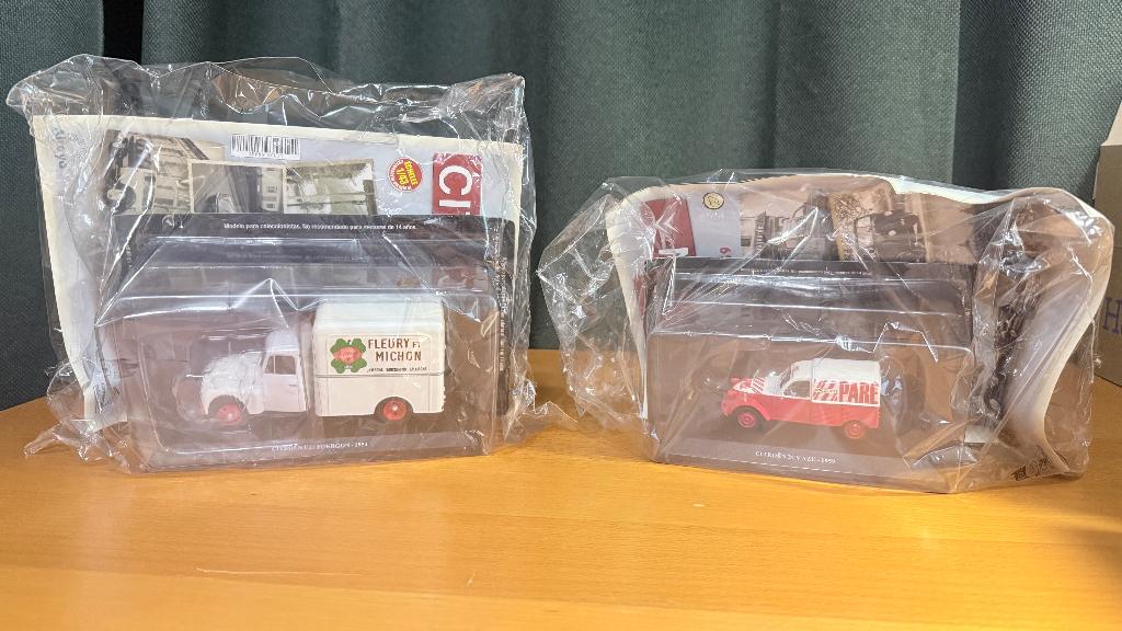 Citroën 2CV AZU 1959 + U23 Fourgon 1954 – Altaya 1:43, Ophalen of Verzenden, Nieuw, Auto, Overige merken
