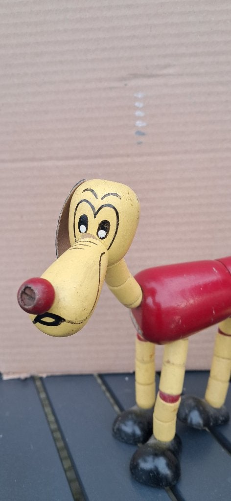 BRIO Pluto gelede hond  Disney, Antiek en Kunst, Ophalen of Verzenden