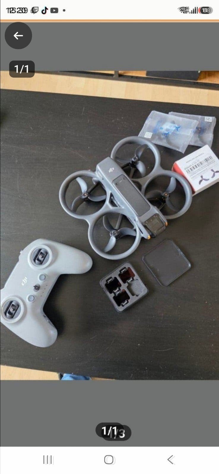 DJI avata 2  FPV Drone met Controller en Care Refresh, Ophalen of Verzenden, Zo goed als nieuw