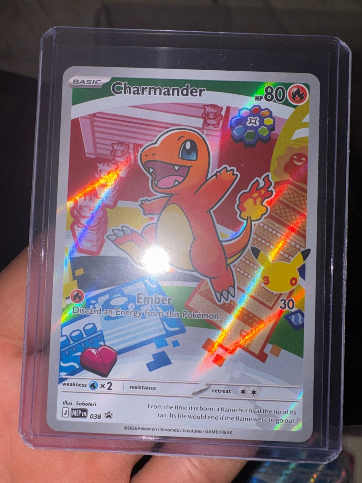 Charmander en Bulbasaur first partner, Ophalen of Verzenden, Zo goed als nieuw, Meerdere kaarten, Foil