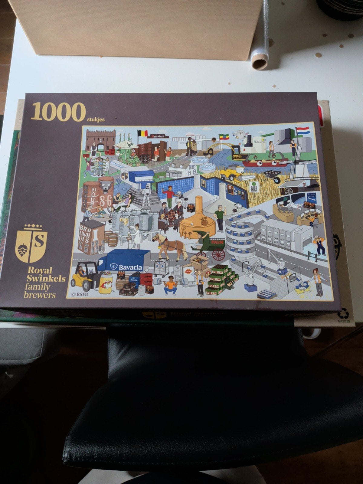 Royal Swinkels Family Brewers 1000 stukjes legpuzzel, Ophalen, 500 t/m 1500 stukjes, Gebruikt, Legpuzzel